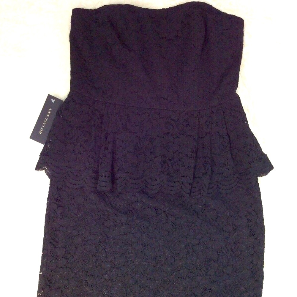 ANN TAYLOR Formal Cocktail Dress BLACK